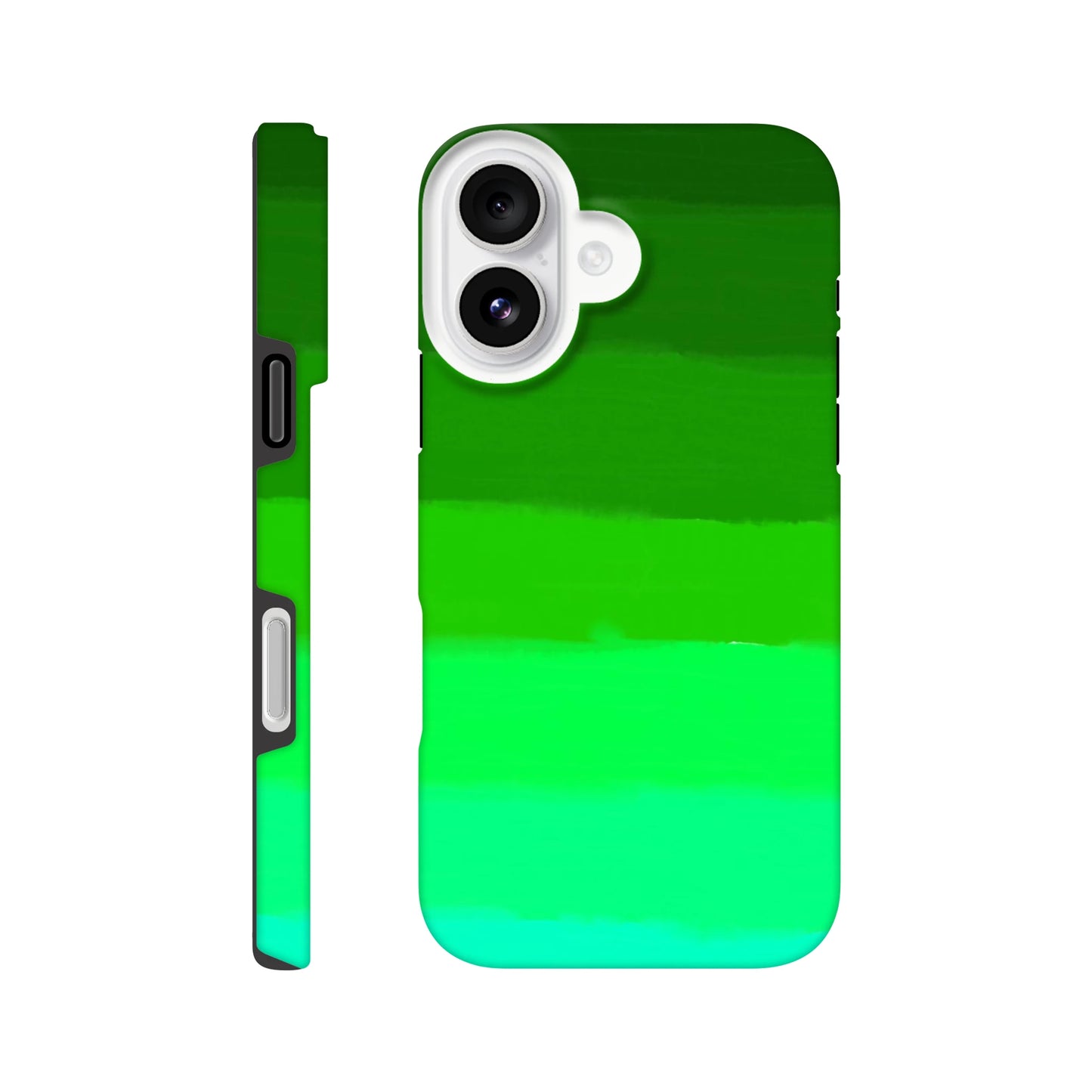 Green gradient iphone case by Oliver Lodge