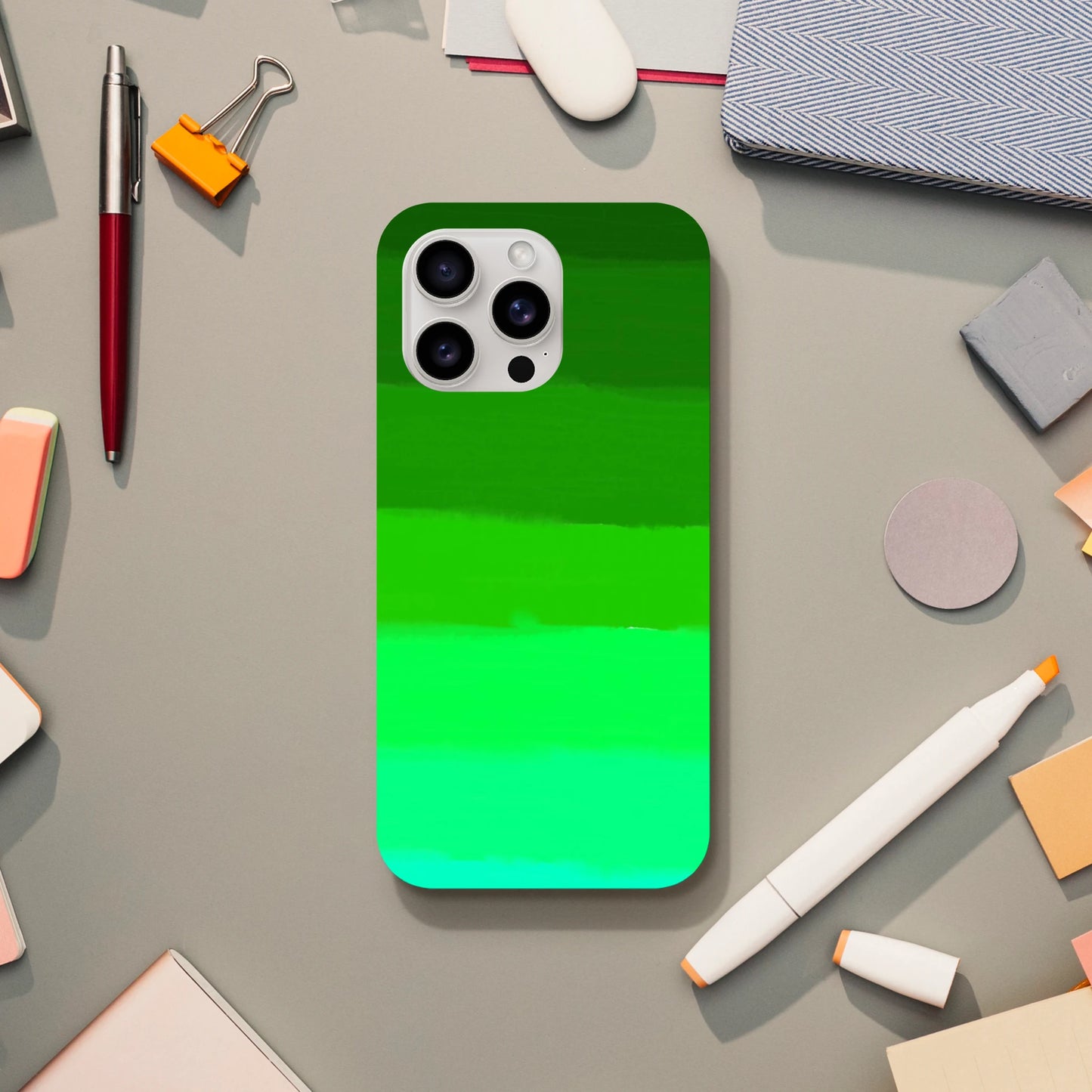 Green gradient iphone case by oliver lodge