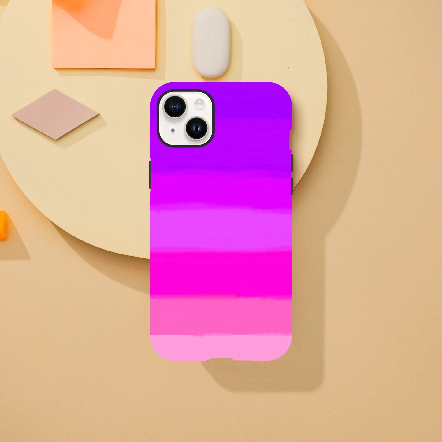 Pink gradient iphone case by oliver lodge