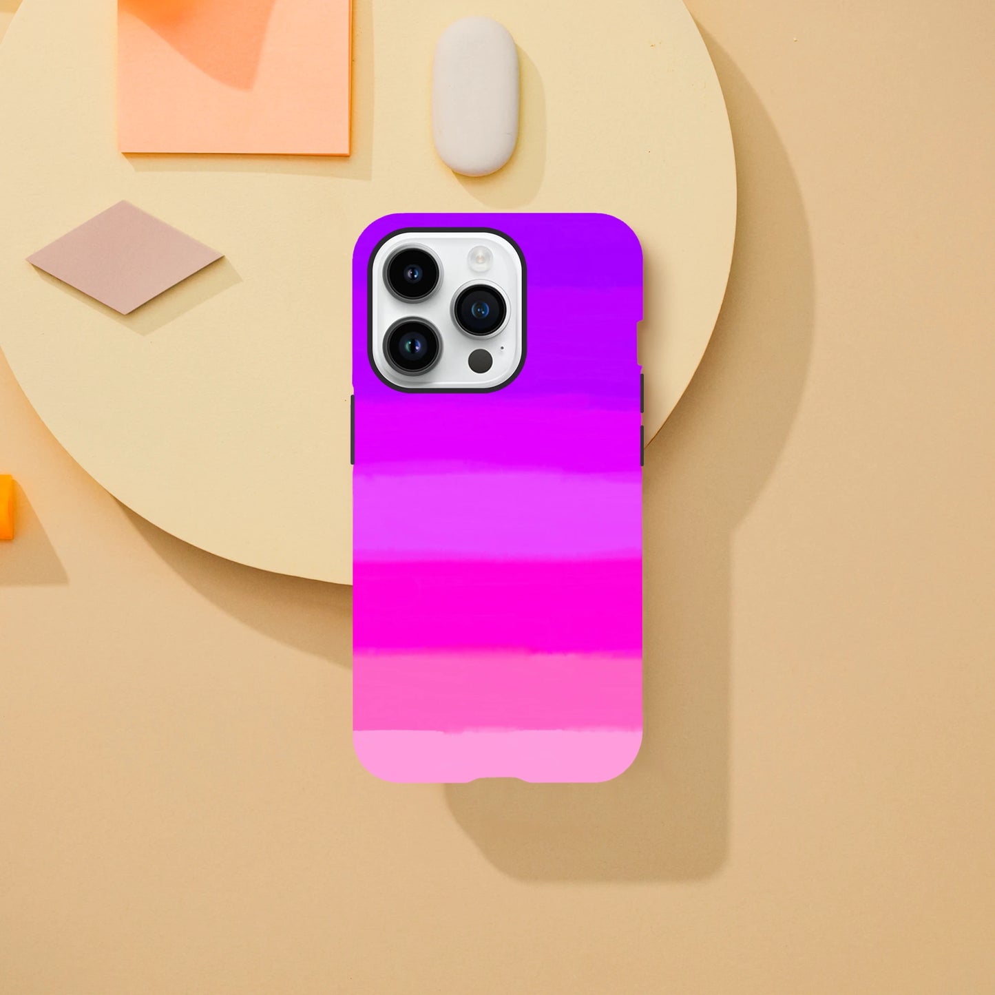 Pink gradient iphone case by oliver lodge