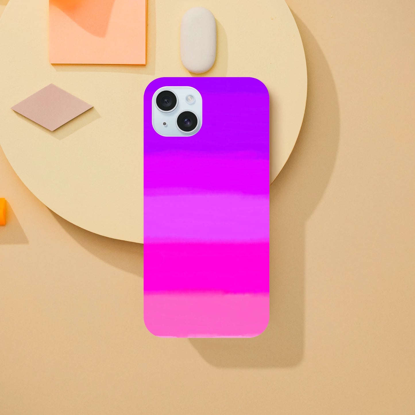 Pink gradient iphone case by oliver lodge