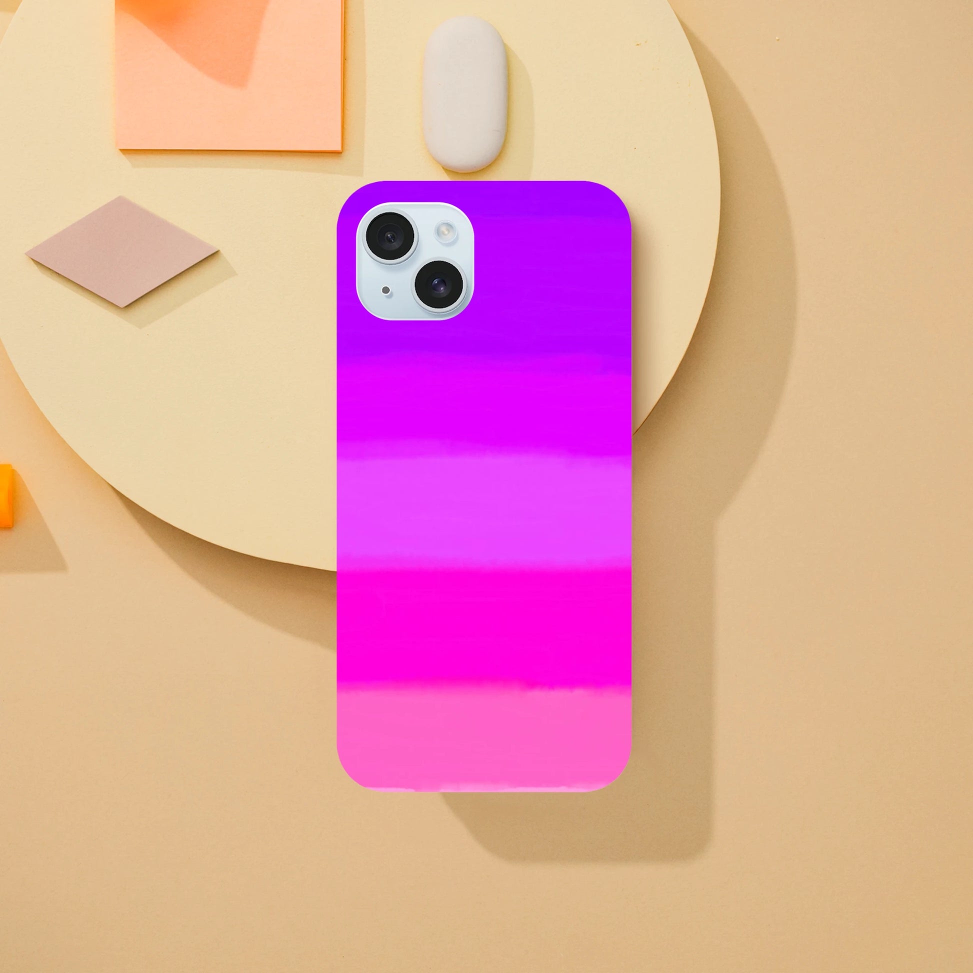 Pink gradient iphone case by oliver lodge