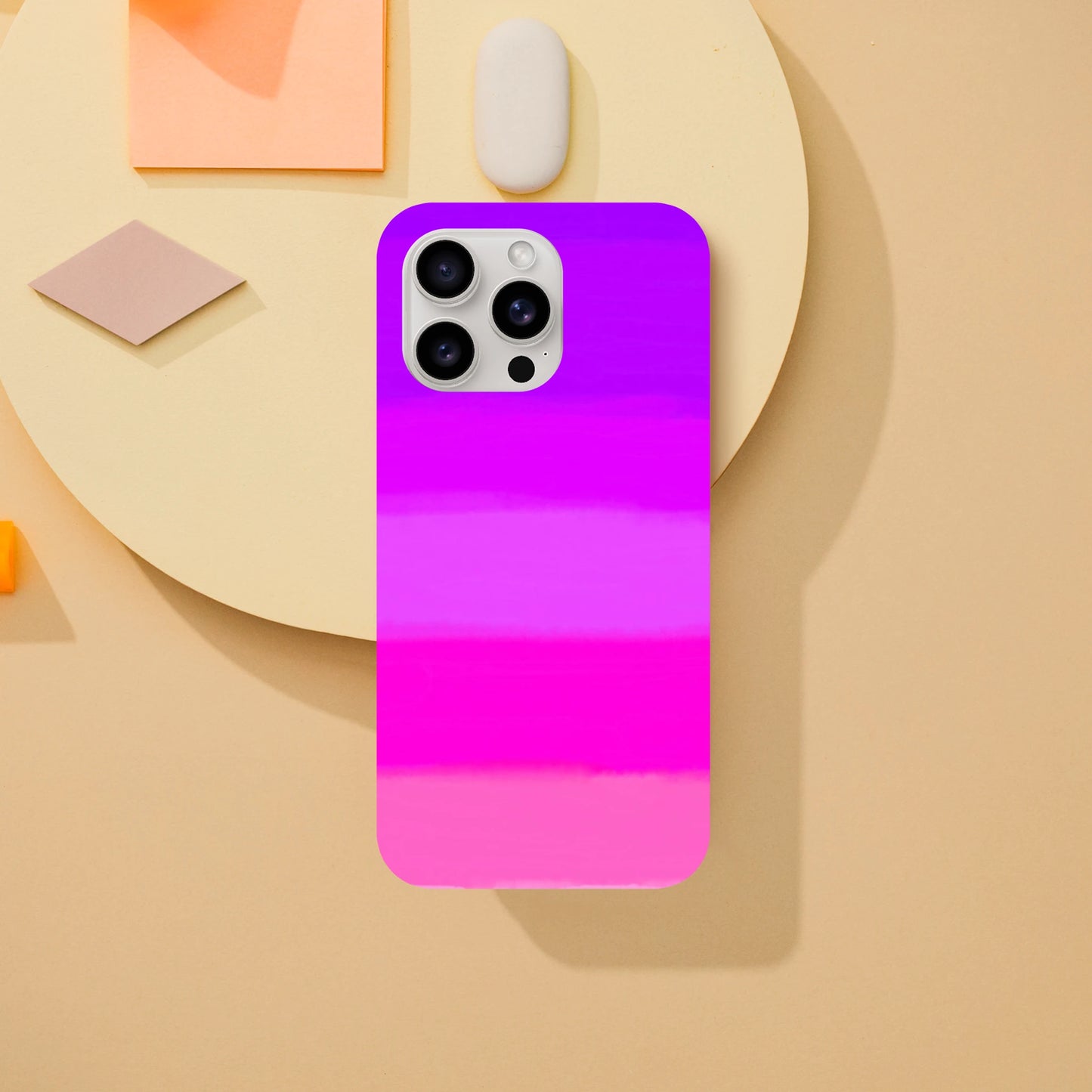Pink gradient iphone case by oliver lodge
