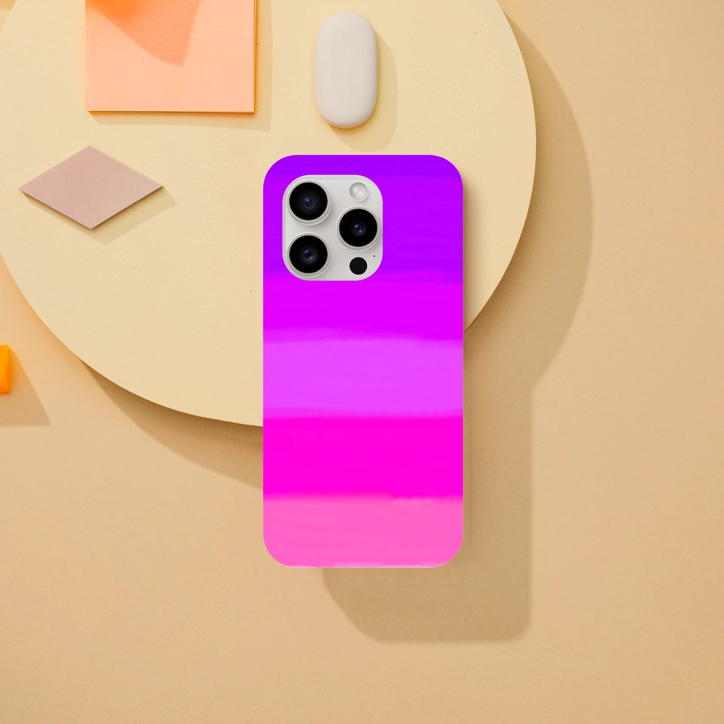 Pink gradient iphone case by oliver lodge