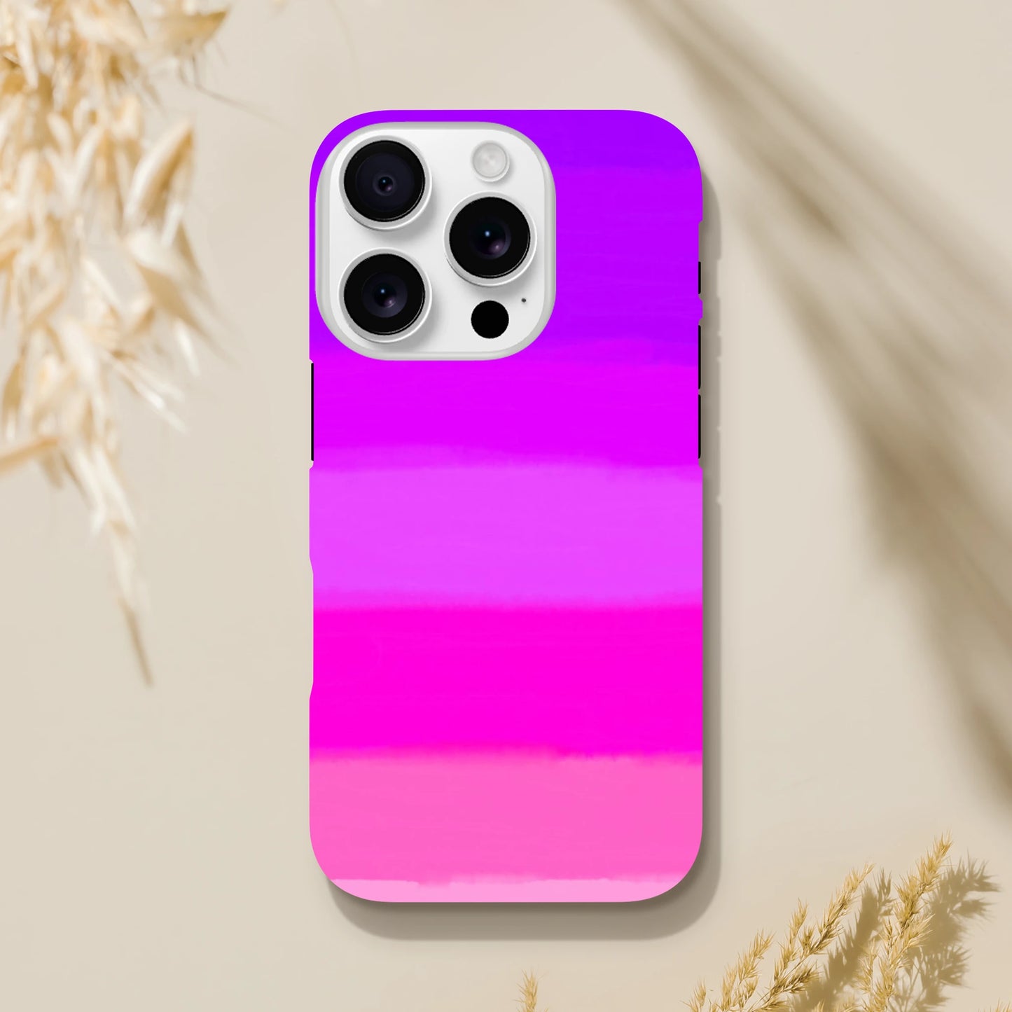 Pink gradient iphone case by oliver lodge